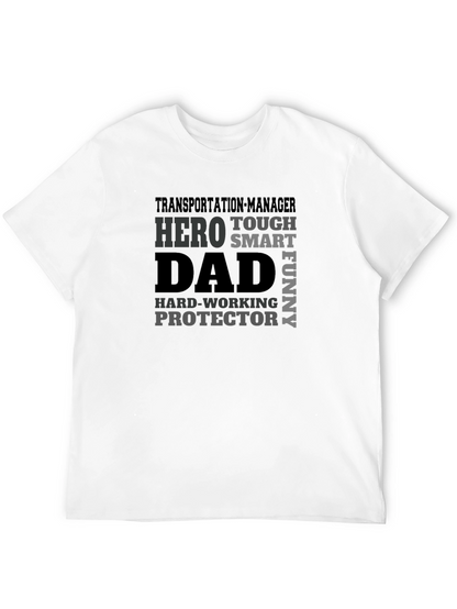 Transportation Manager Dad Hero T-Shirt