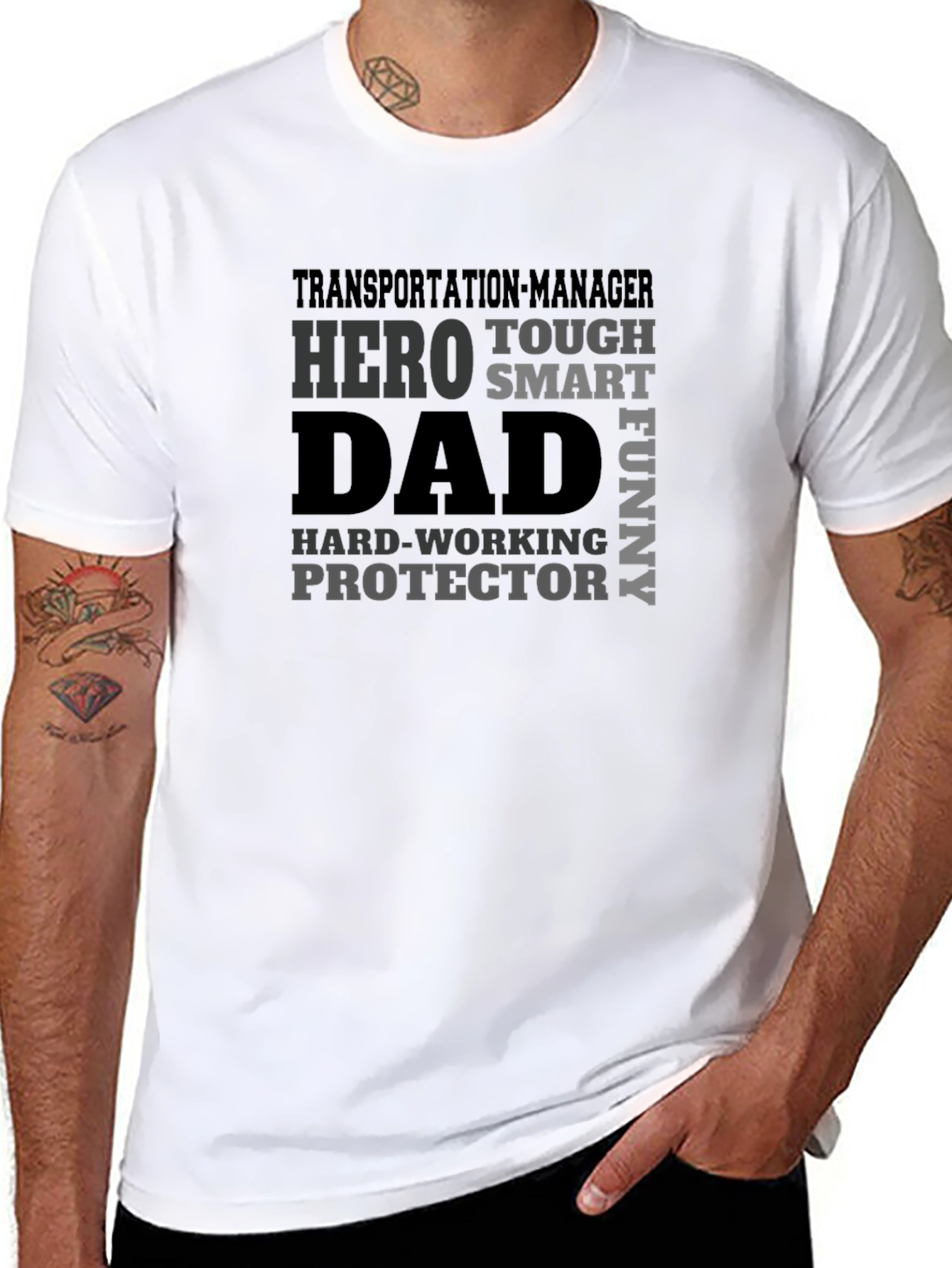 Transportation Manager Dad Hero T-Shirt
