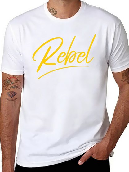 Rebel Graphic Tee - Stylish Crew Neck T-Shirt