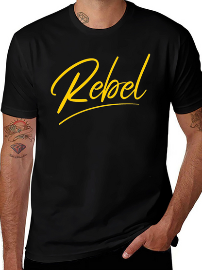 Rebel Graphic Tee - Stylish Crew Neck T-Shirt