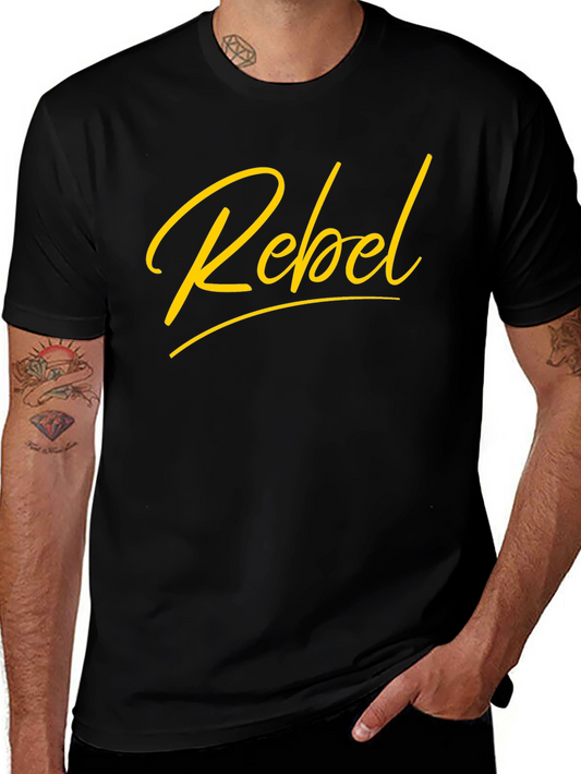 Rebel Graphic Tee - Stylish Crew Neck T-Shirt