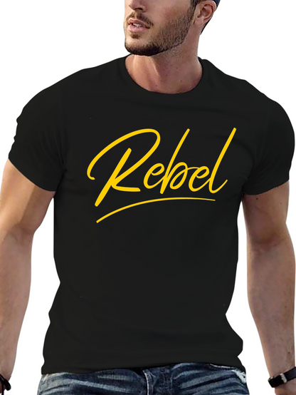 Rebel Graphic Tee - Stylish Crew Neck T-Shirt
