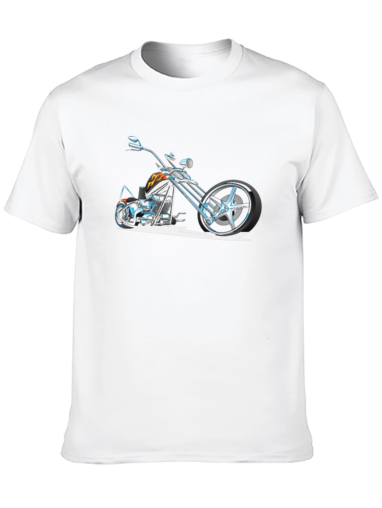 Cool Motorcycle Graphic T-Shirt - Black
