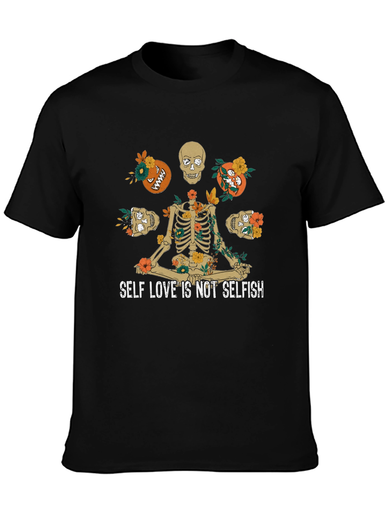 Self Love Skeleton Graphic T-Shirt