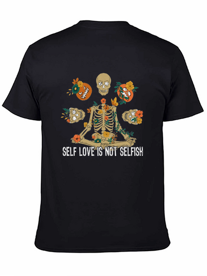 Self Love Skeleton Graphic T-Shirt