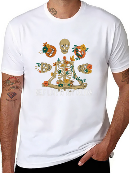 Self Love Skeleton Graphic T-Shirt