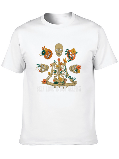 Self Love Skeleton Graphic T-Shirt