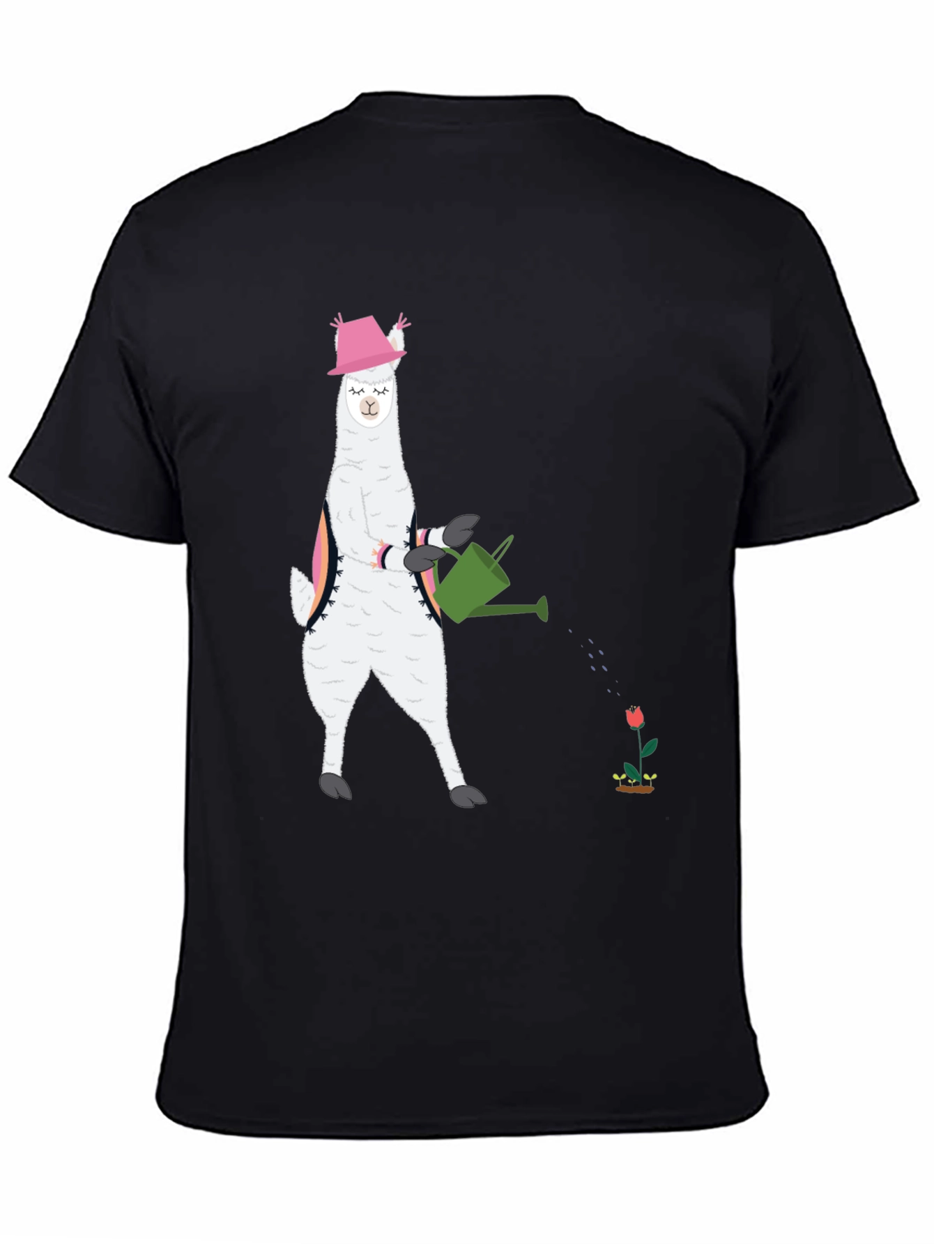 Llama Gardening T-Shirt - Cute Animal Tee