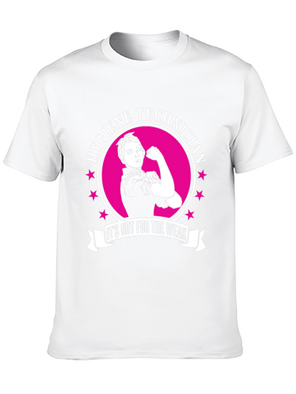 Hygiene Technician Strong Woman Graphic T-Shirt