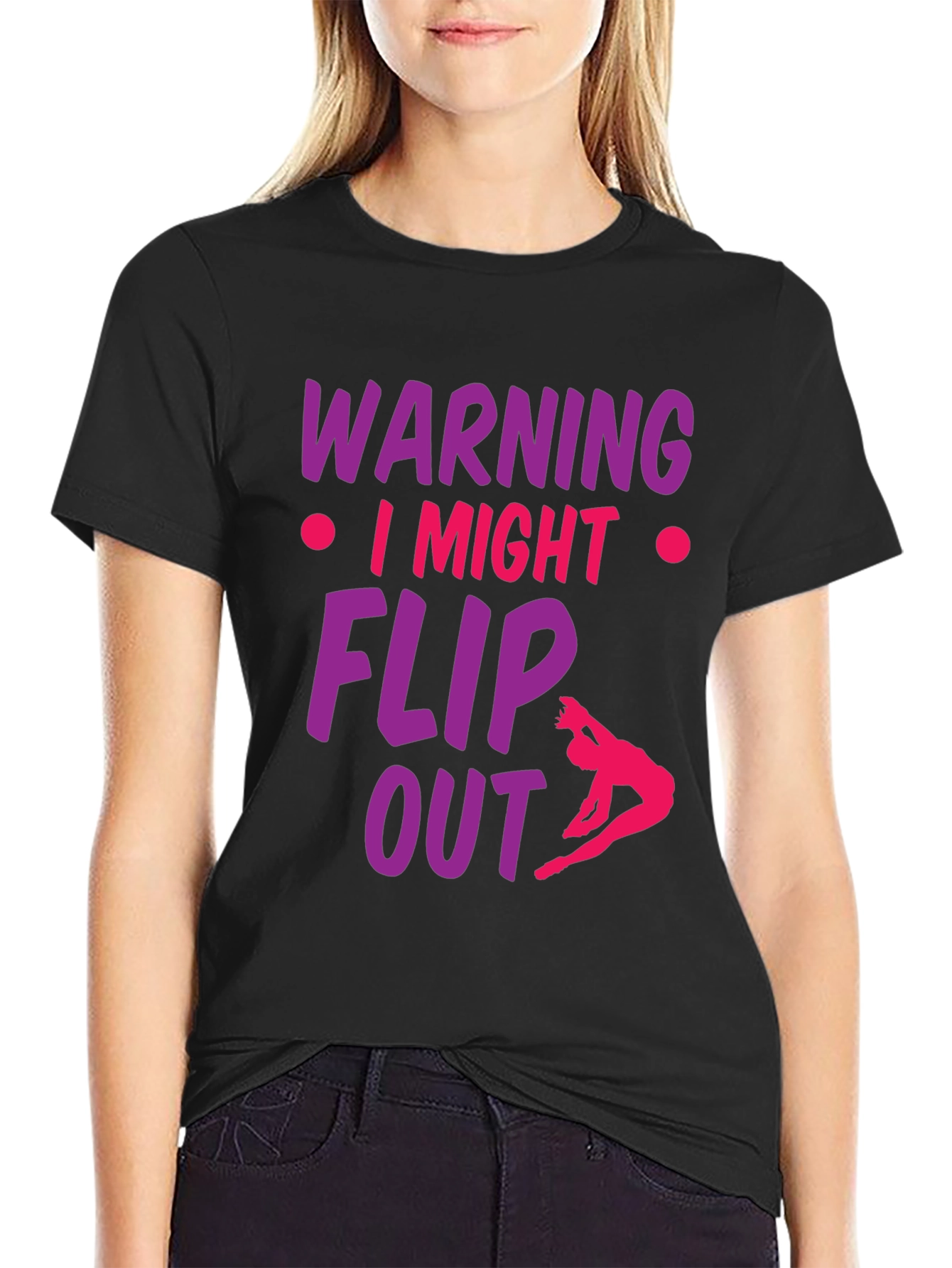 Warning I Might Flip Out Gymnast T-Shirt