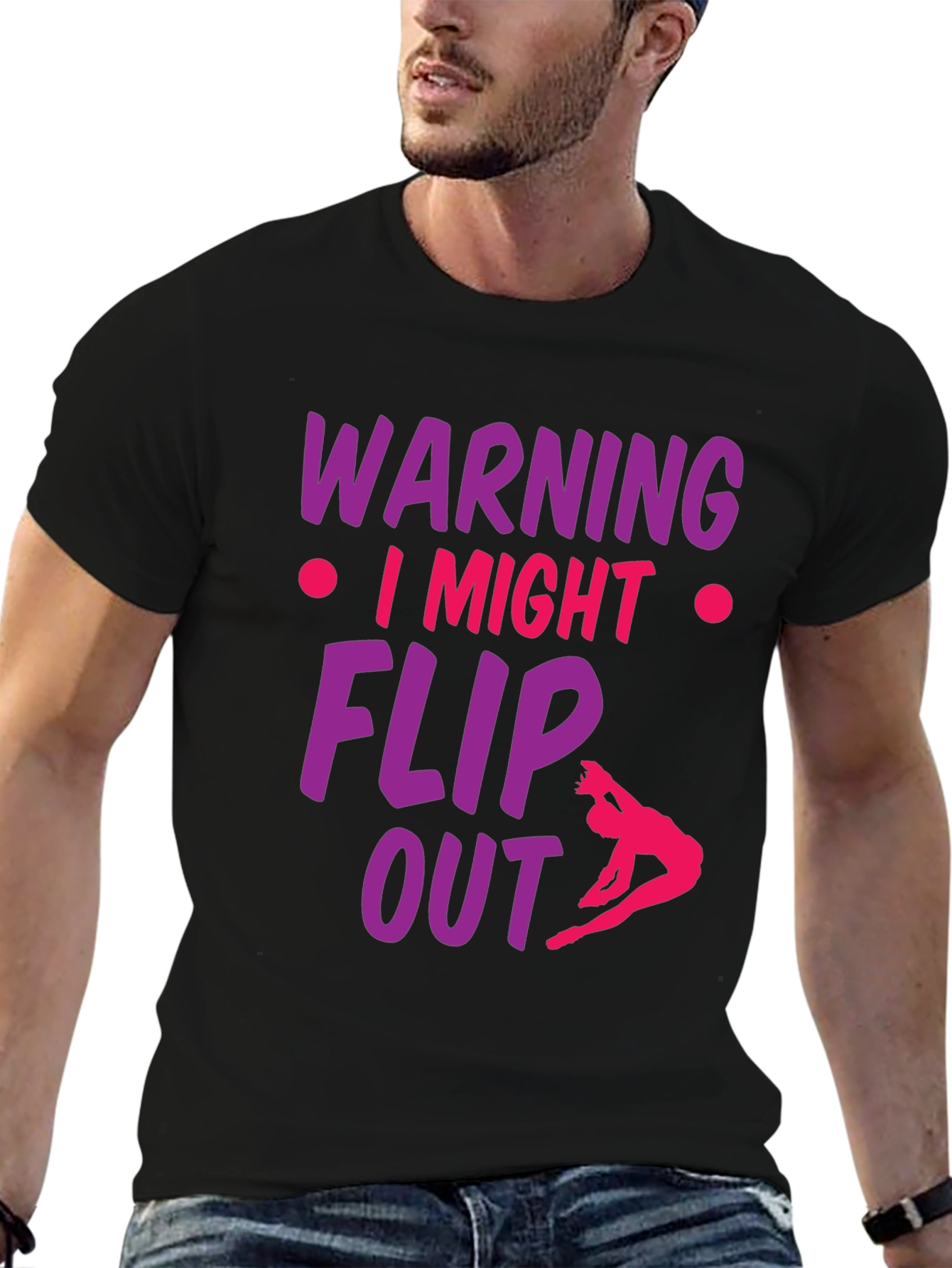 Warning I Might Flip Out Gymnast T-Shirt