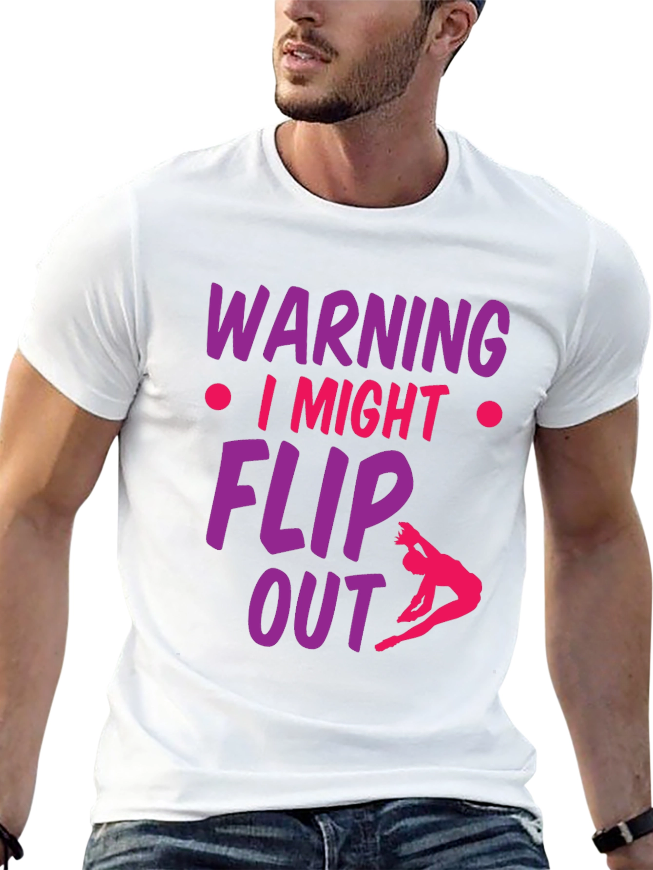 Warning I Might Flip Out Gymnast T-Shirt