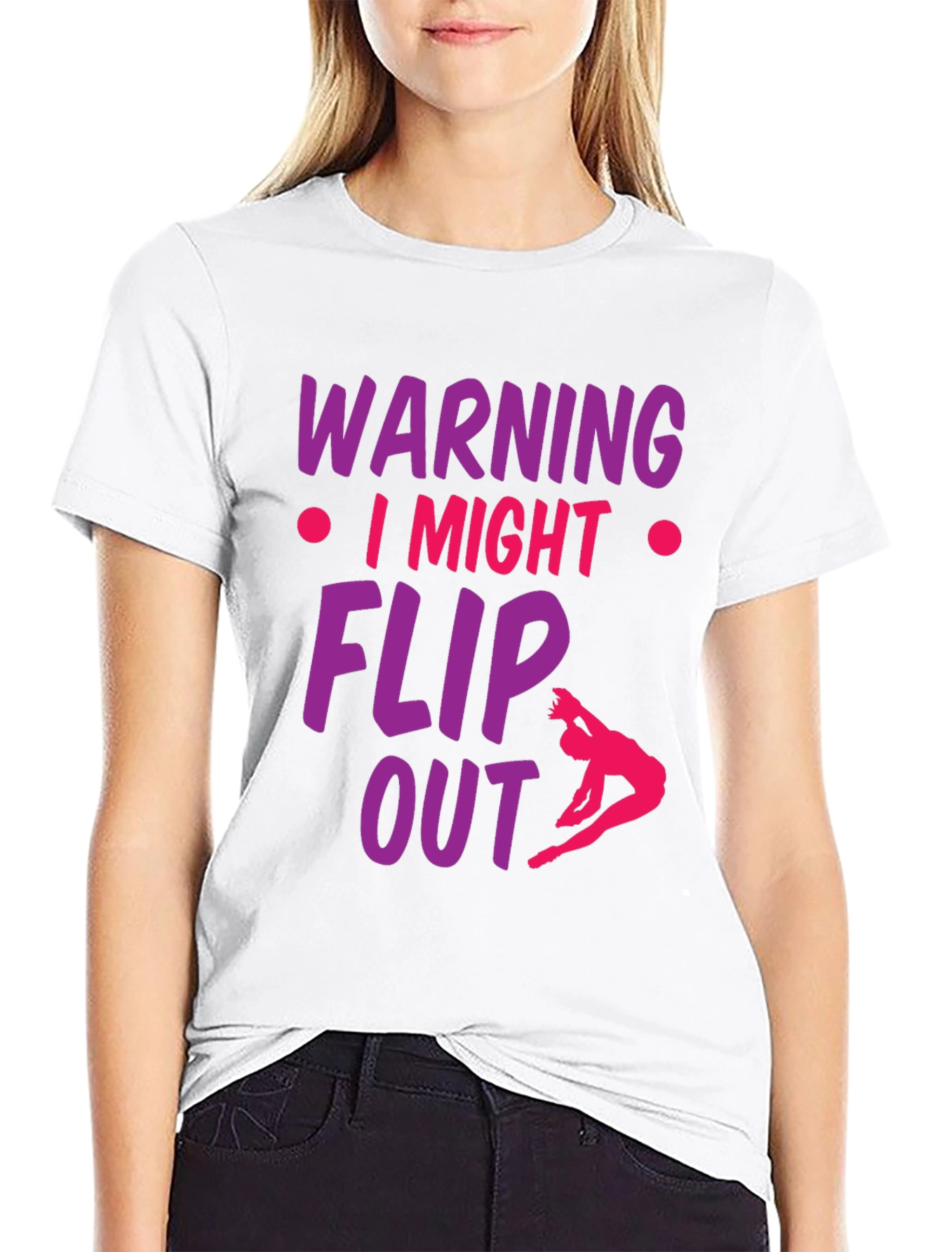 Warning I Might Flip Out Gymnast T-Shirt