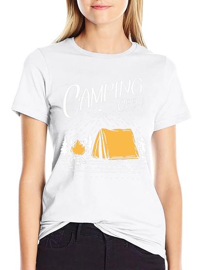 Camping Crew Graphic Tee - Outdoor Adventure Shirt