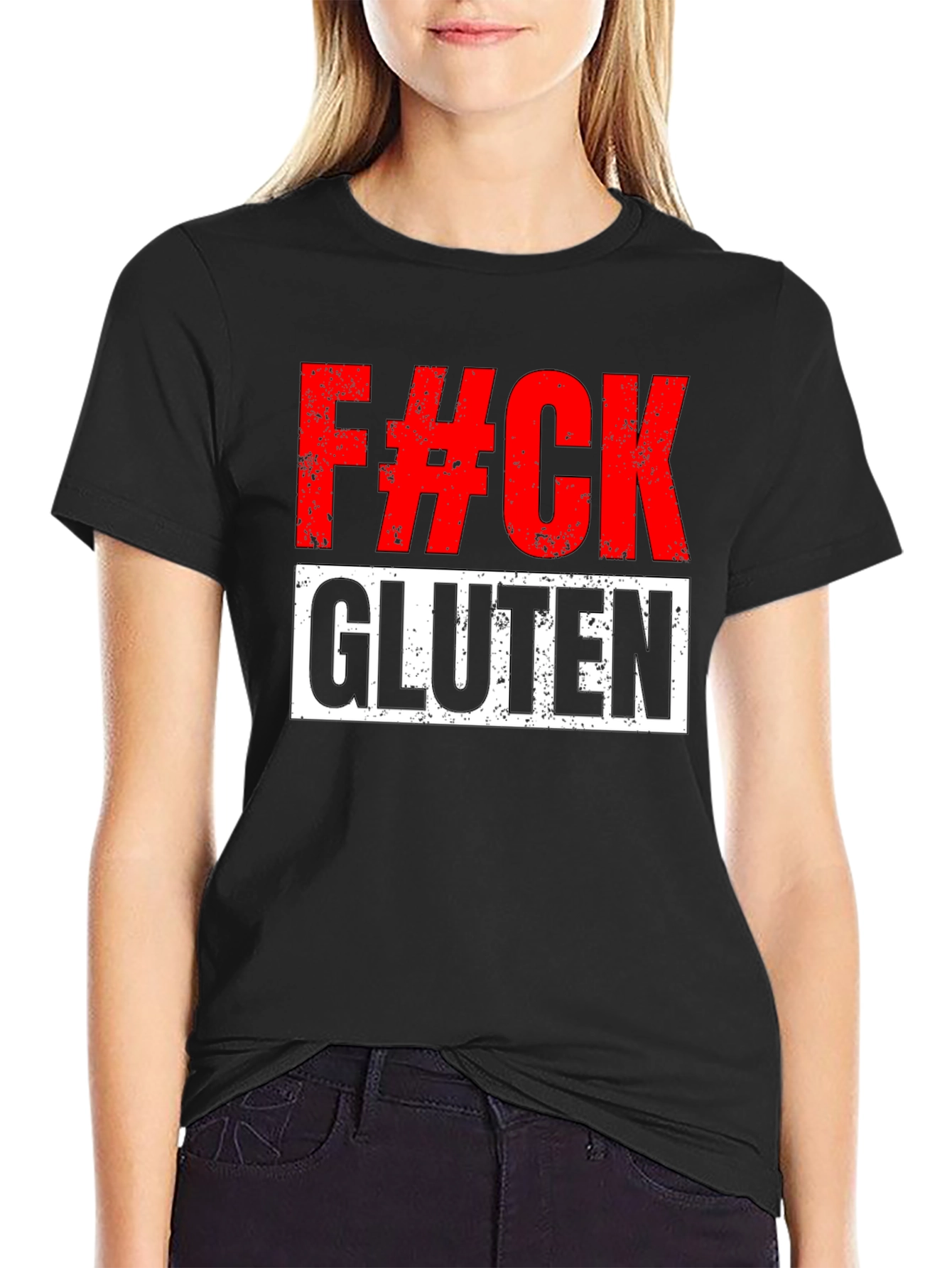 F#CK Gluten Graphic T-Shirt - Bold Statement Tee