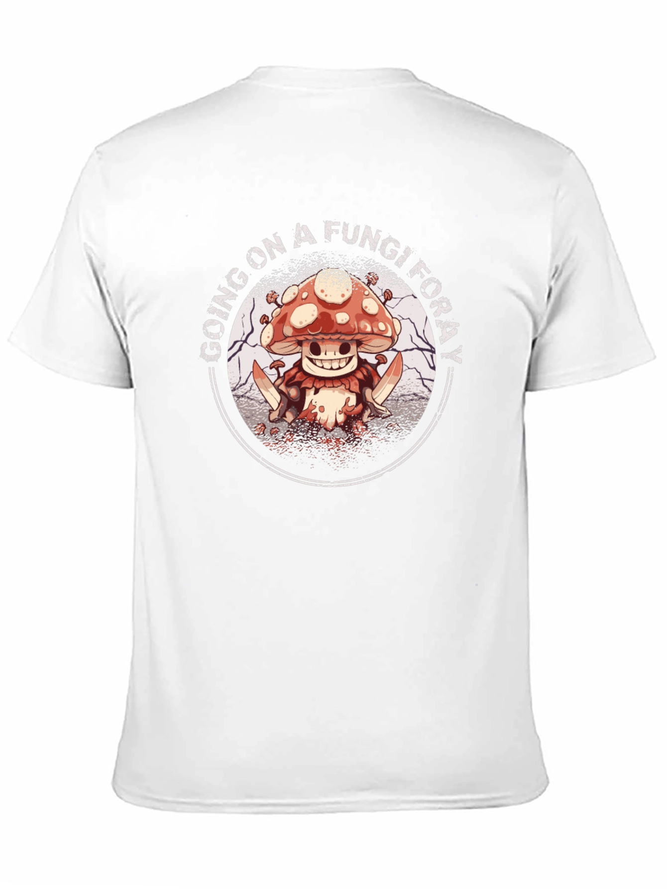 Fungi Foray Graphic Tee - Edgy Mushroom Design