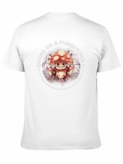 Fungi Foray Graphic Tee - Edgy Mushroom Design