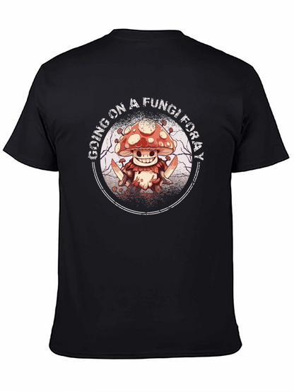 Fungi Foray Graphic Tee - Edgy Mushroom Design