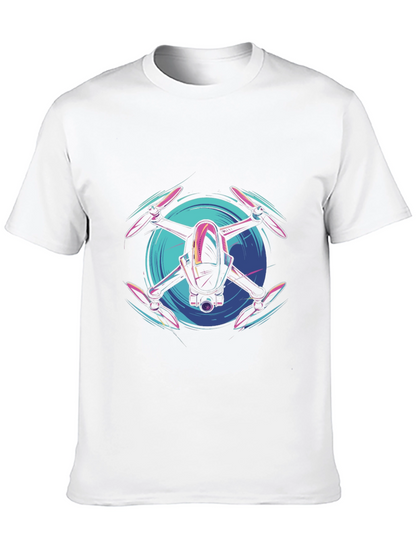 Drone Graphic Tee - Modern Tech Style