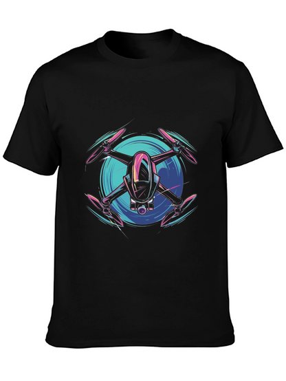 Drone Graphic Tee - Modern Tech Style