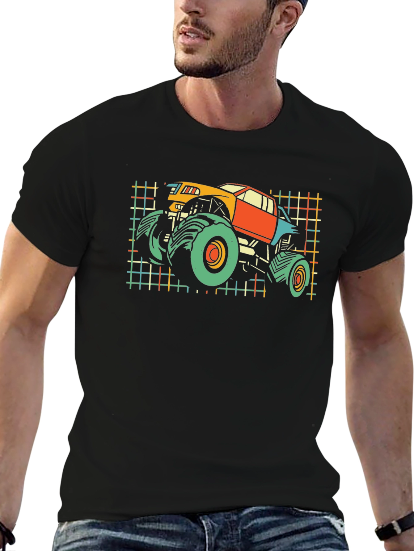 Retro Monster Truck Graphic Tee