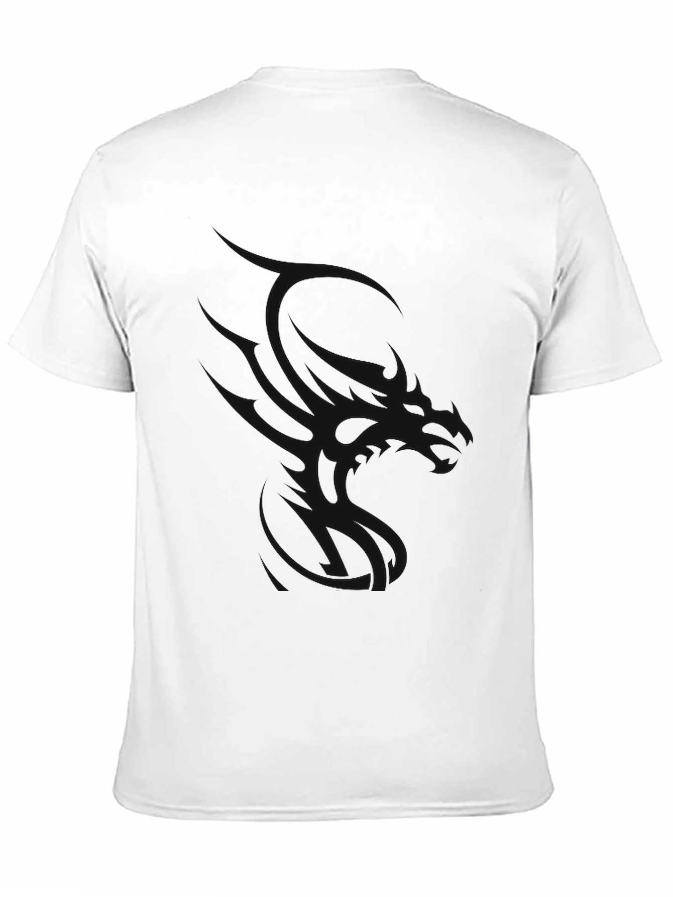 Mens Black Crew Neck Short Sleeve T-Shirt