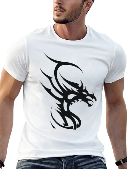 Mens Black Crew Neck Short Sleeve T-Shirt