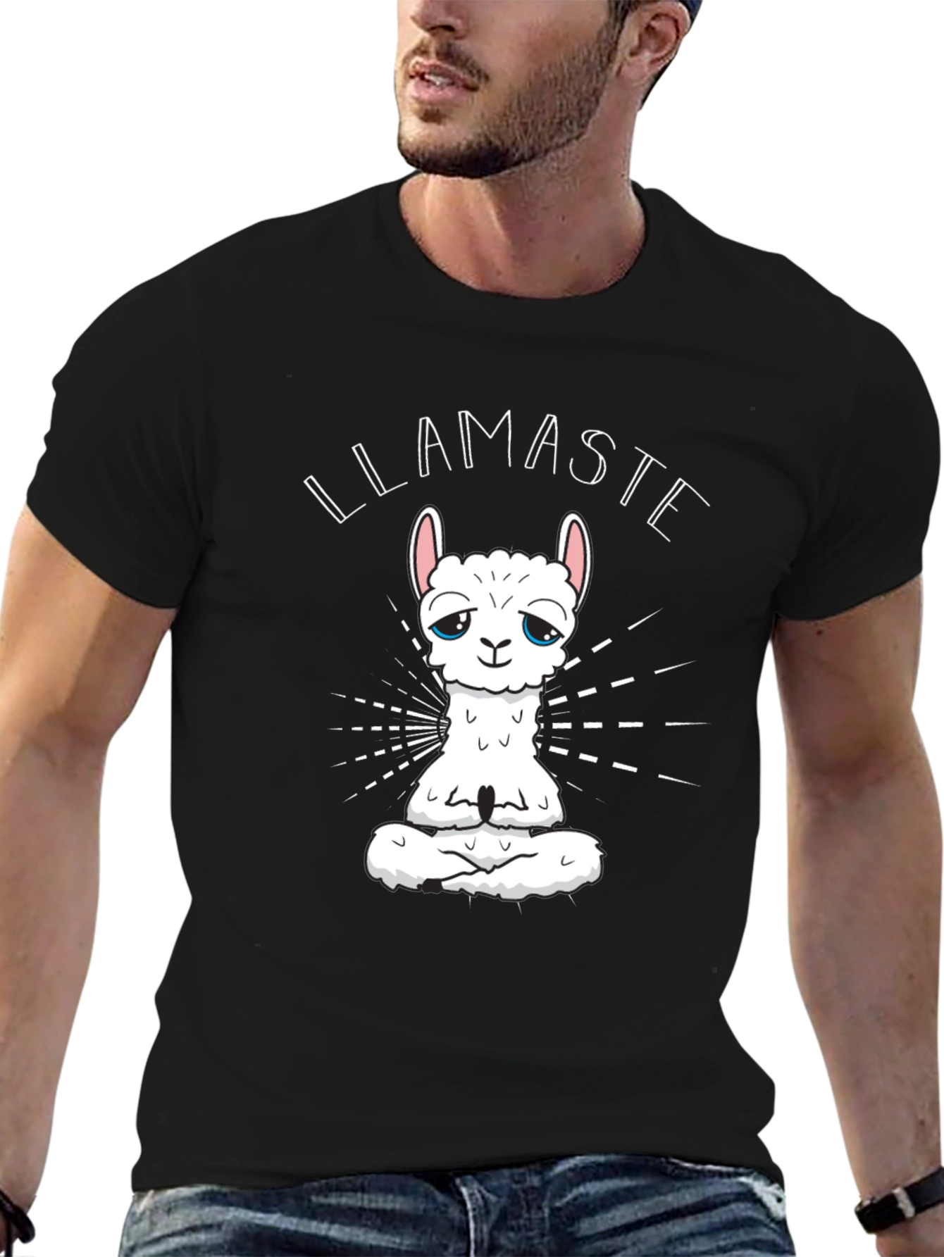Llamaste Black Graphic Tee