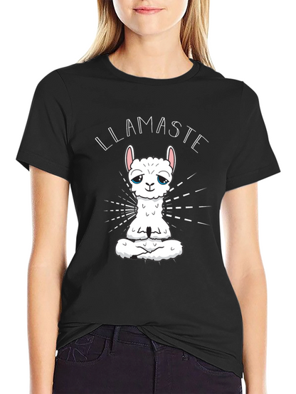 Llamaste Black Graphic Tee