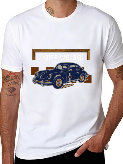 Off We Go Car Graphic T-Shirt