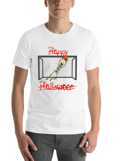 Happy Halloween Skeleton Goalie T-Shirt