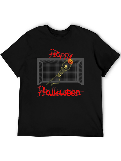 Happy Halloween Skeleton Goalie T-Shirt