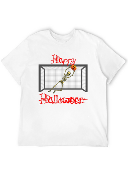 Happy Halloween Skeleton Goalie T-Shirt