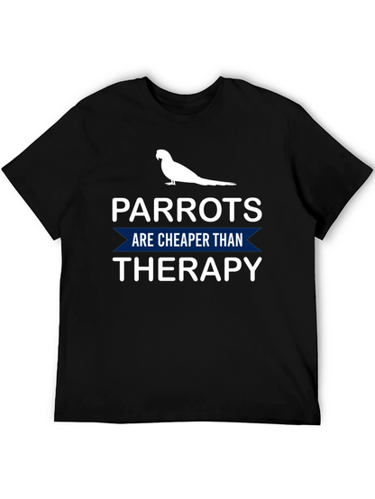 Parrot Therapy T-Shirt: Cheaper Than Therapy!