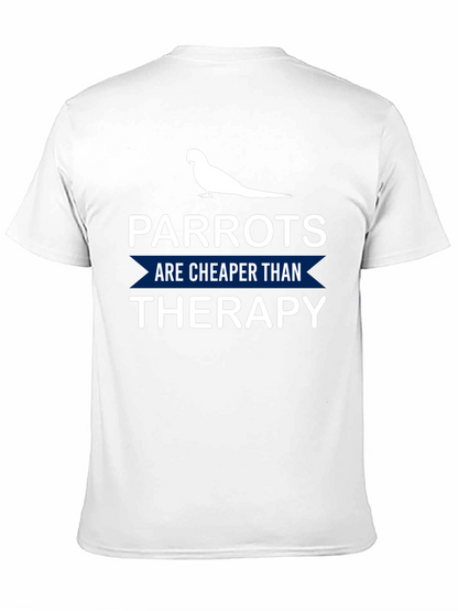 Parrot Therapy T-Shirt: Cheaper Than Therapy!
