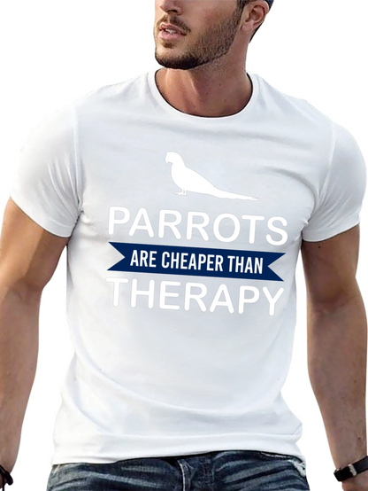 Parrot Therapy T-Shirt: Cheaper Than Therapy!