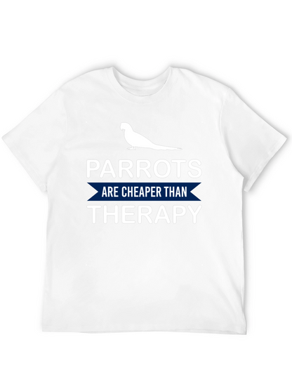 Parrot Therapy T-Shirt: Cheaper Than Therapy!