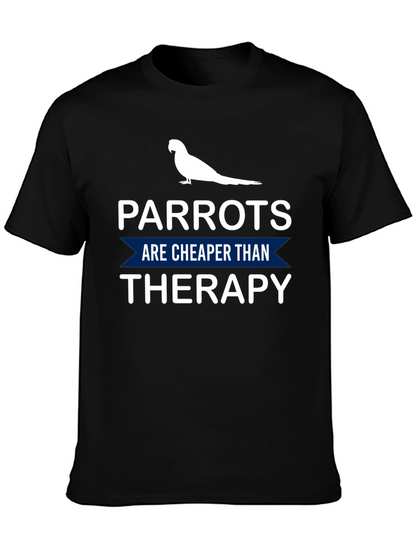 Parrot Therapy T-Shirt: Cheaper Than Therapy!