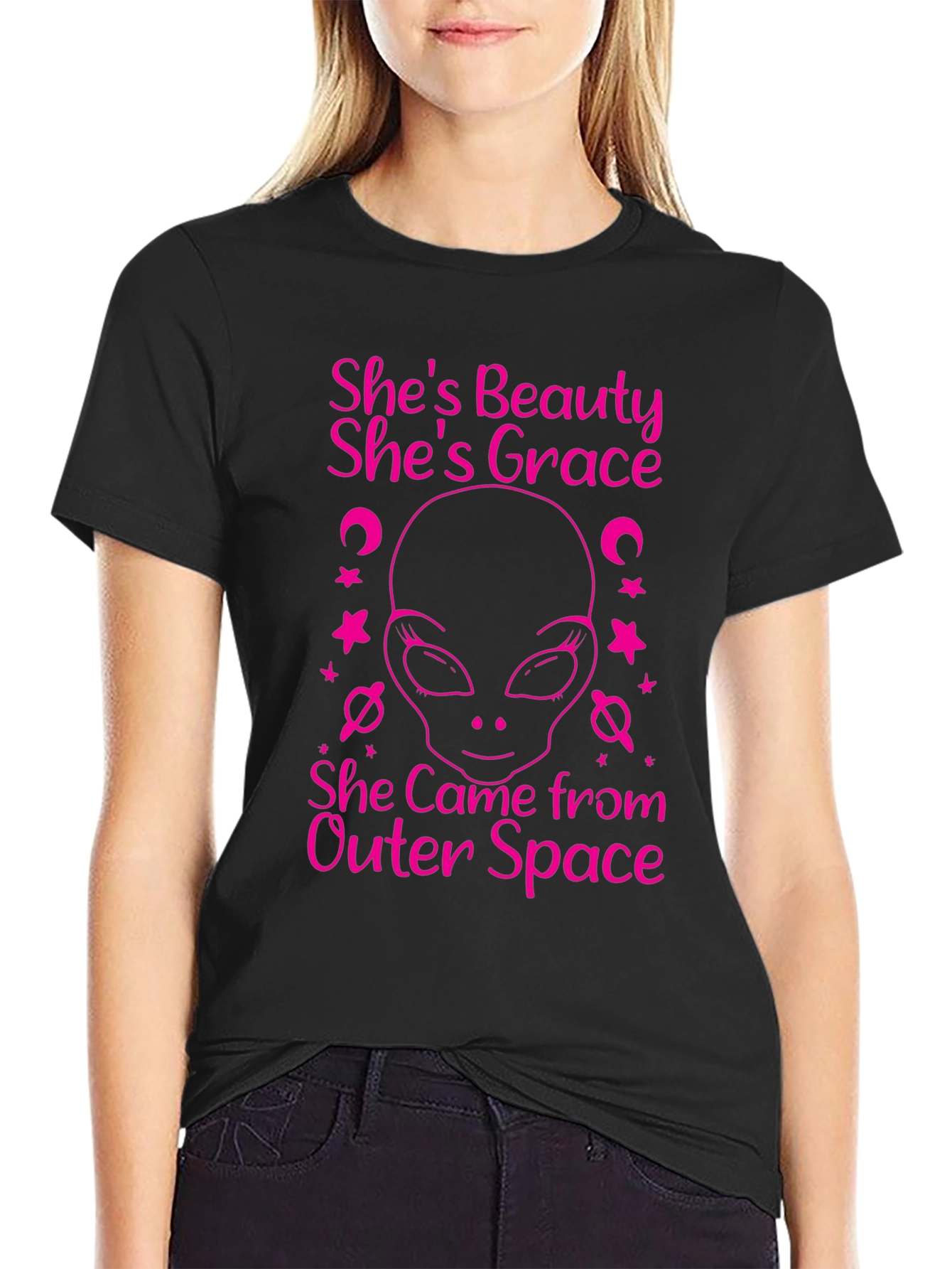 Shes Beauty Shes Grace Alien T-Shirt