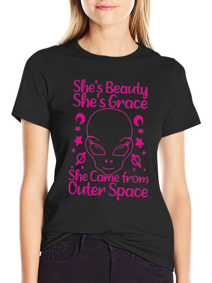 Shes Beauty Shes Grace Alien T-Shirt