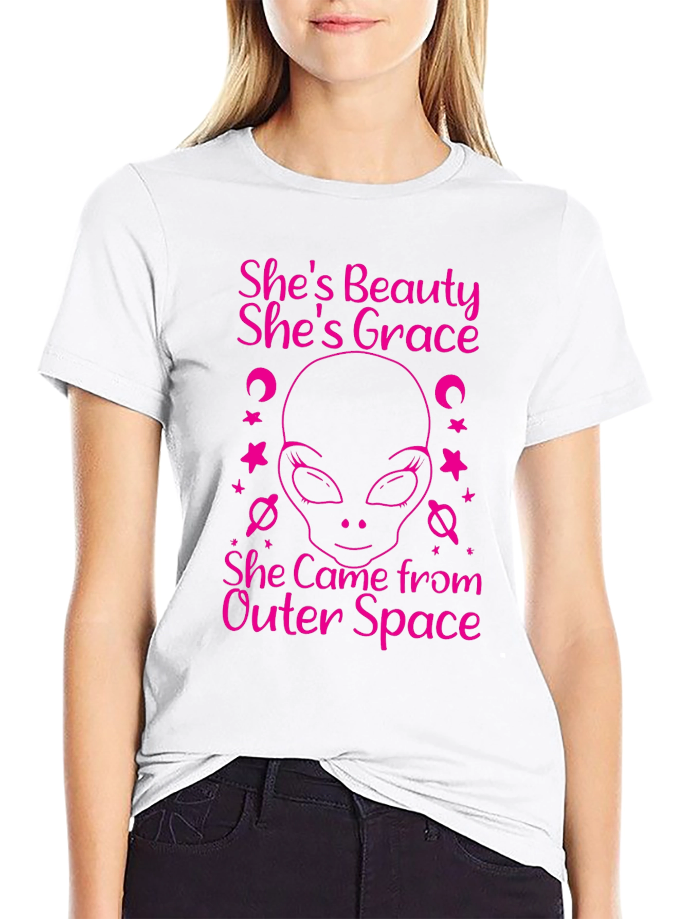Shes Beauty Shes Grace Alien T-Shirt