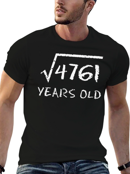 Funny Math Birthday T-Shirt - Square Root 4761