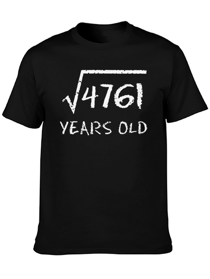 Funny Math Birthday T-Shirt - Square Root 4761