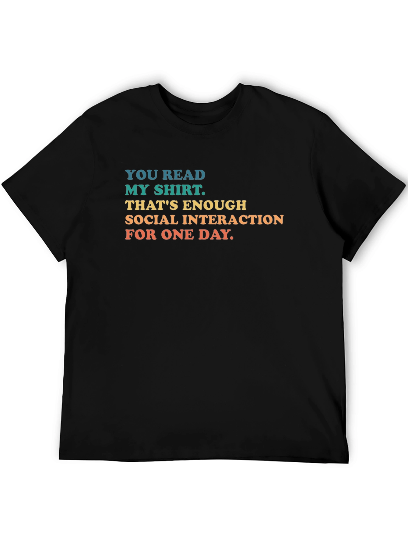 Social Interaction T-Shirt - Introvert Humor Tee