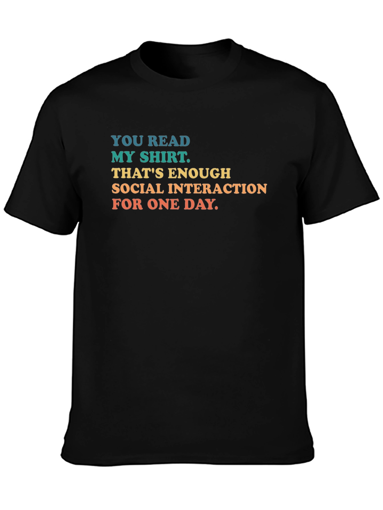 Social Interaction T-Shirt - Introvert Humor Tee