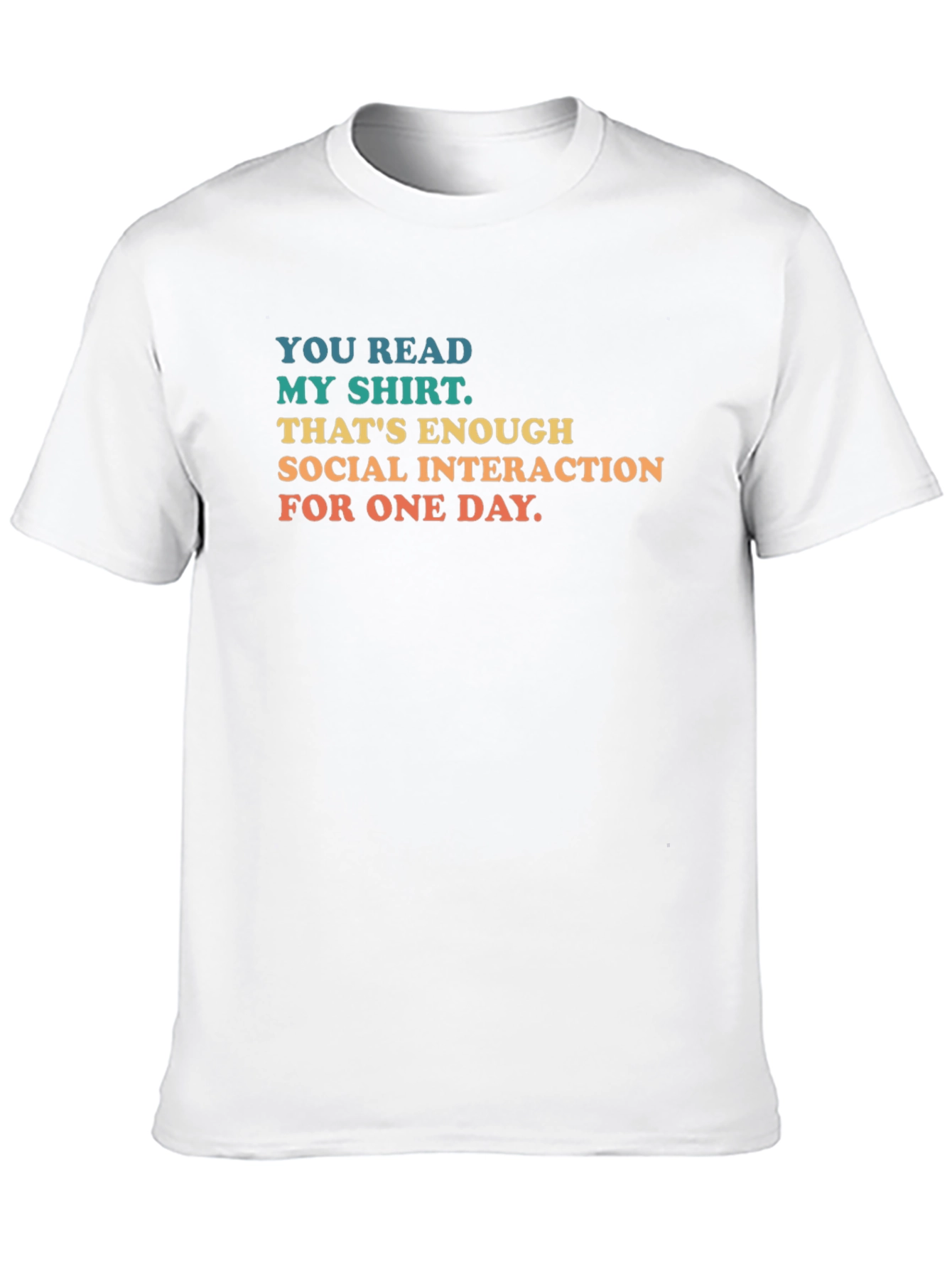 Social Interaction T-Shirt - Introvert Humor Tee