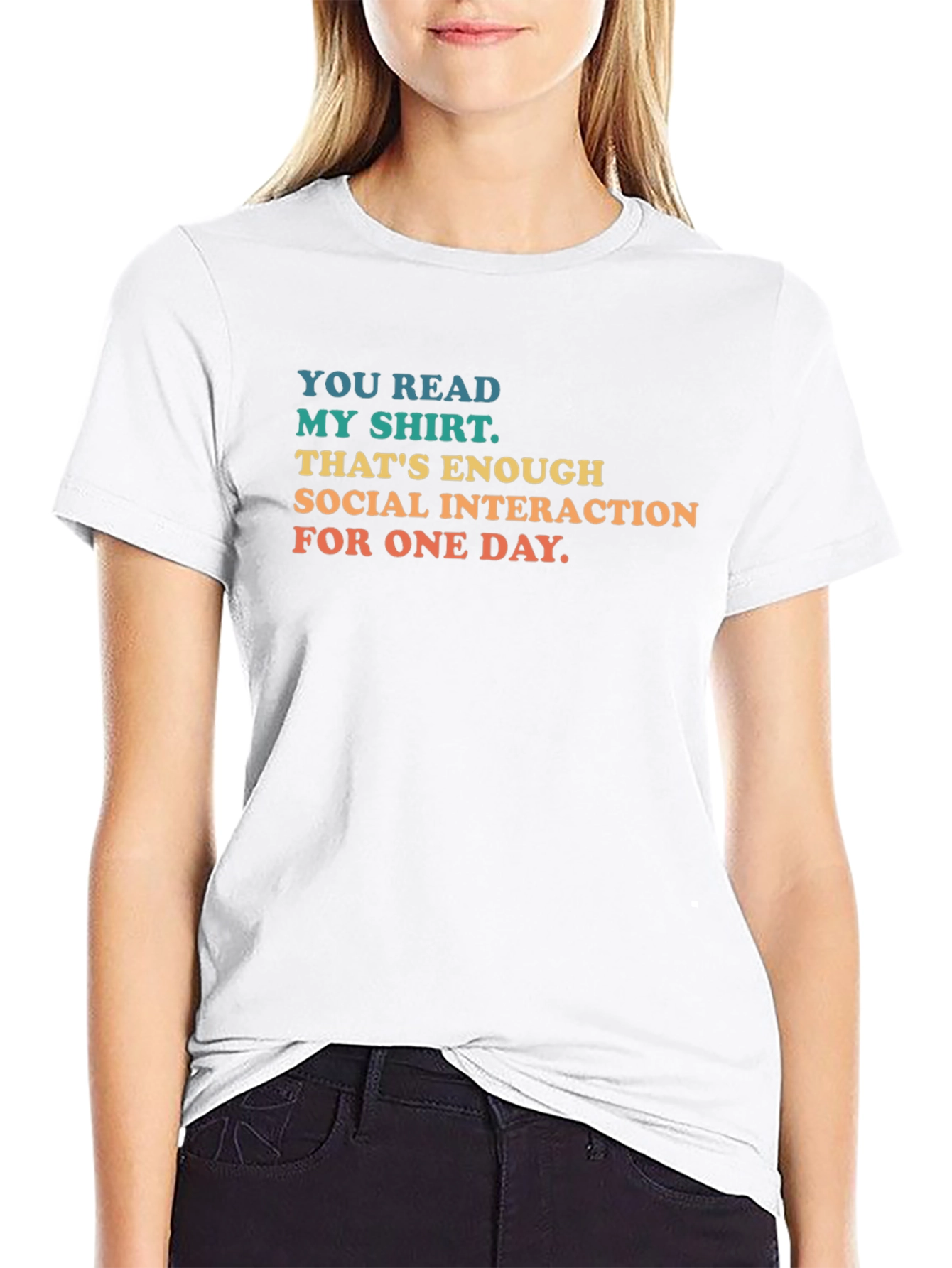 Social Interaction T-Shirt - Introvert Humor Tee