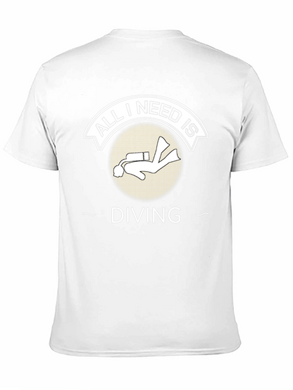 All I Need is Diving Black T-Shirt