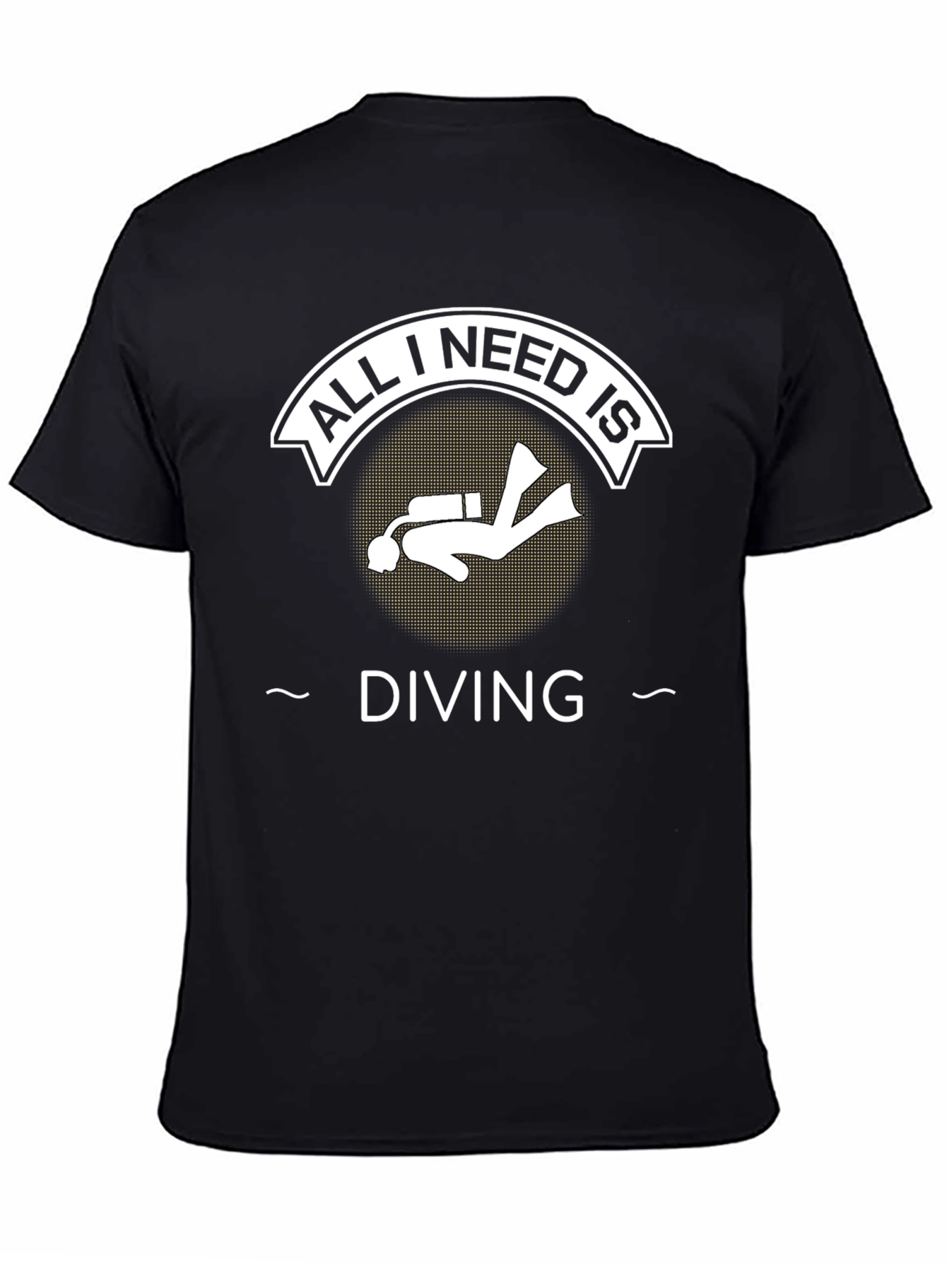 All I Need is Diving Black T-Shirt