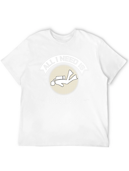 All I Need is Diving Black T-Shirt